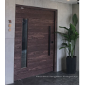 Interior UV painted panel pivot wood door with glass for office